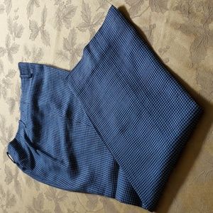 Women's / ladies gingham pants/ trousers... mint green and black